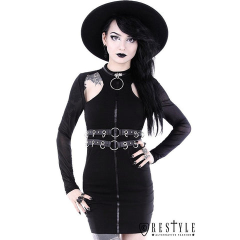 Gothic Ring Collar Dress