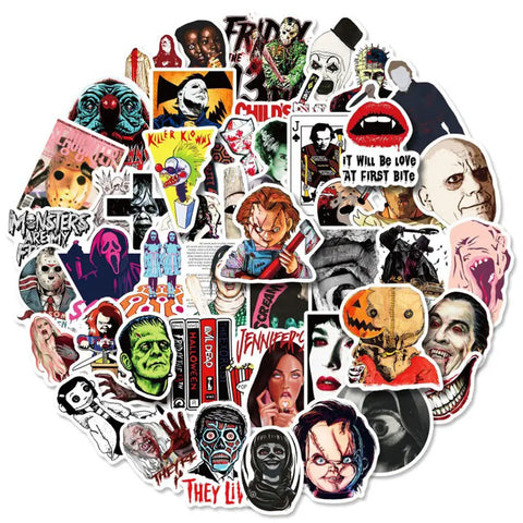 Horror Film Sticker Set