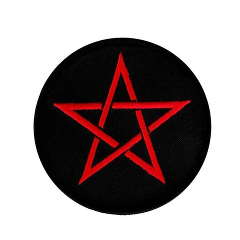 Red Pentagram Patch