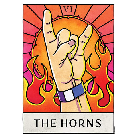 Deadly Tarot Life - The Horns Poster