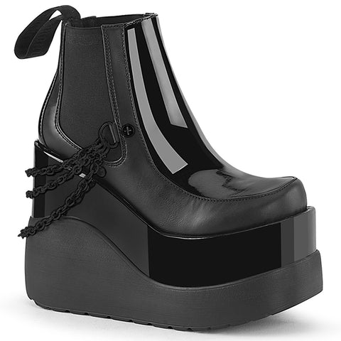 Void-50 Platform Boots - Black Patent