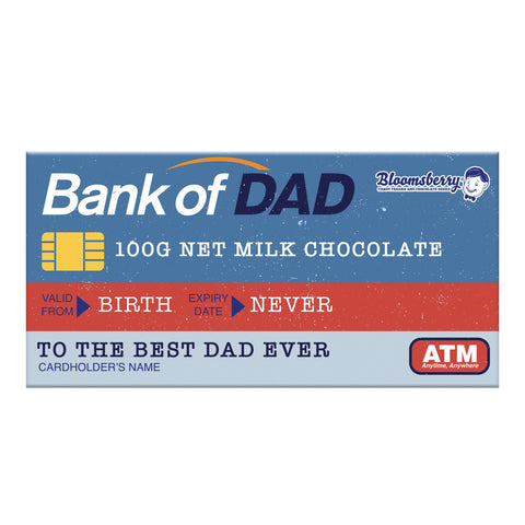 Bank of Dad Chocolate