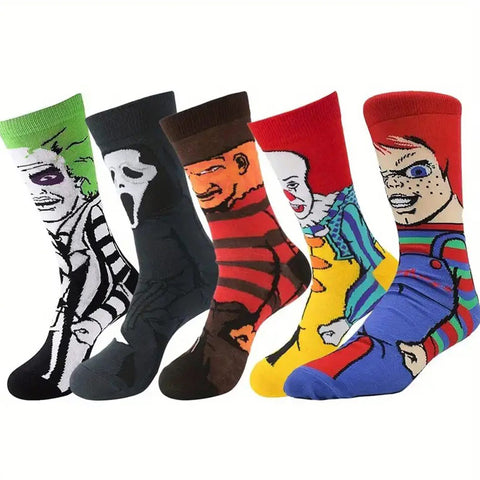 Cartoon Horror Socks
