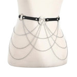 Pentagram Chained Waist Belt