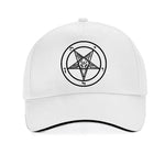 Pentagram Gothic Occult Satan Baseball Cap
