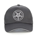 Pentagram Gothic Occult Satan Baseball Cap