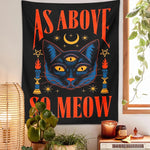 As Above So Meow Tapestry