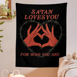Satan Loves You Tapestry