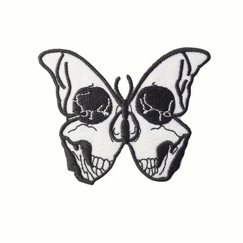 Butterfly Skull Patch