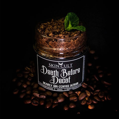 Death Before Decaf Coffee Scrub