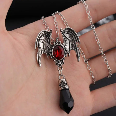 Gothic Bat Necklace