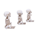 Three Wise Skellywags Skeleton Figurine