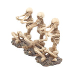 See No, Hear No, Speak No Three Wise Skeleton Figurine