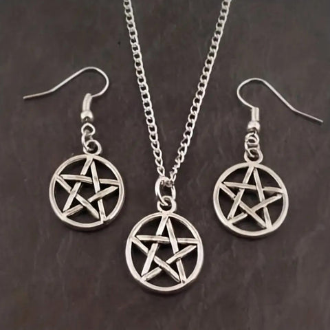 Pentagram Jewelry Set
