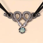 Snake Heart Necklace