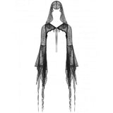 Sultry Spiderwebs Hooded Cape