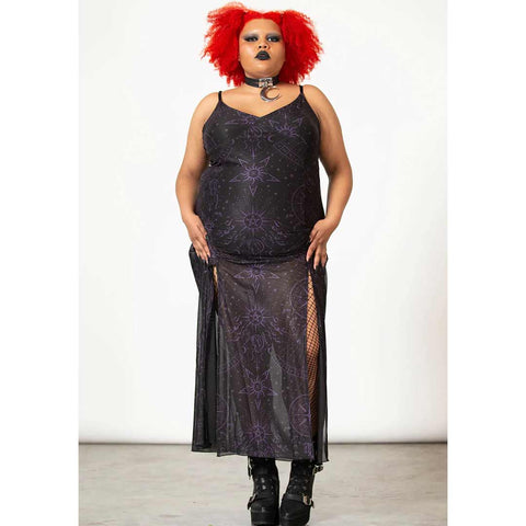 Everenscent Mesh Maxi Dress [PLUS]
