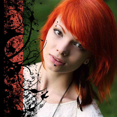 Flame Red Hair Colour