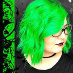 Fluorescent Green Hair Colour