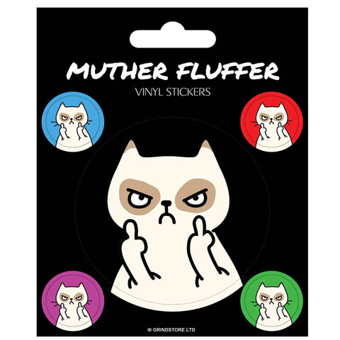 Muther Fluffer Vinyl Sticker Set