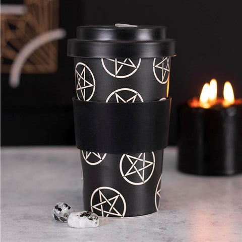 Pentagram Bamboo Travel Mug