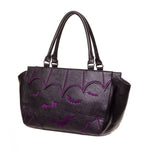 Bats Handbag - Purple