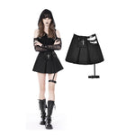 Rebel Rock Cross Mini Skirt