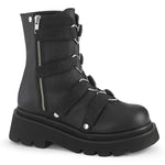 Renegade-50 Boots - Black Vegan Leather