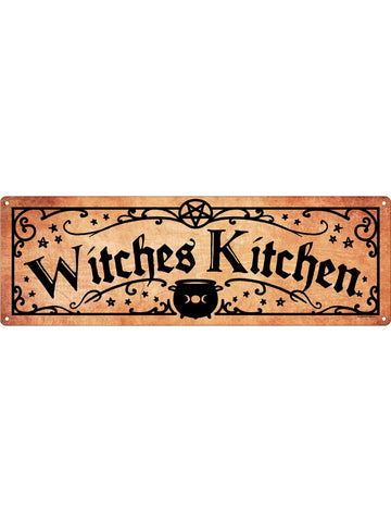 Witches Kitchen Slim Tin Sign
