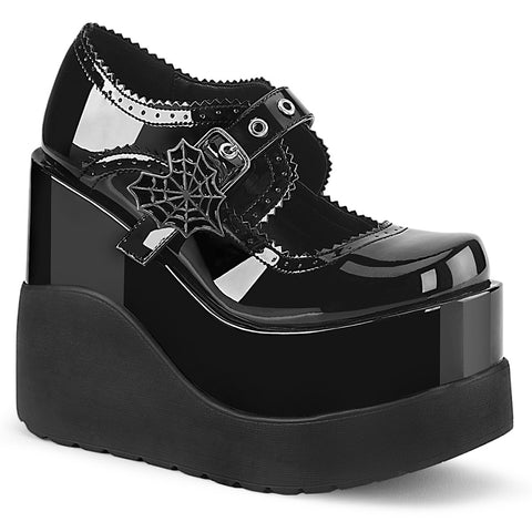 Void-38 Platform Shoes - Black Patent