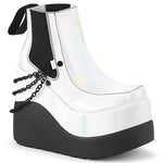 Void-50 Platform Boots - White Patent